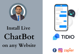 install tidio chatbot and zapier automation