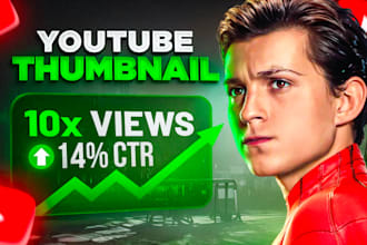 design unique youtube thumbnail that attract viewers