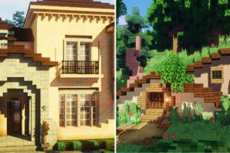 build you a house in minecraft