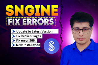 fix sngine bugs, database errors, and API issues