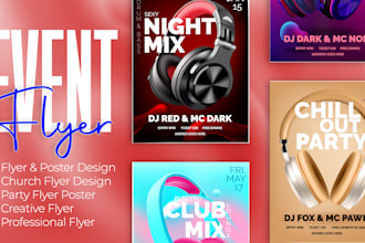 do conversion driven postcard event flyer design