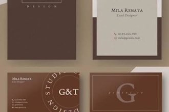 logo design and business cards