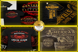 design a custom typography t shirt ready to print