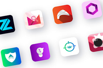 do modern attractive mobile app icon design