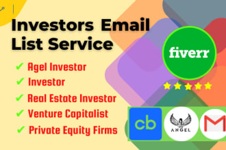 provide a verified contact email list of USA investor or angel investors