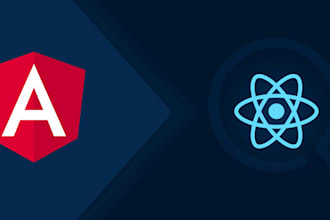 develop and debug web apps with react and angular
