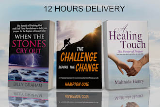 create your book cover design, christian book cover, amazon kindle