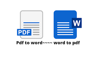 convert pdf file into word, word to pdf, image to word
