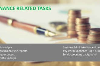 do any accounting and finance task