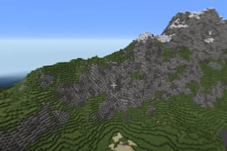 create a minecraft landscape for you