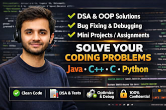 build java cpp console or oop mini projects with testing