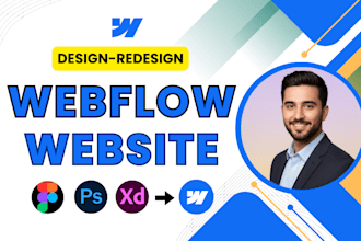 webflow website design and figma to webflow website development