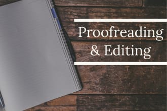 proofread and copy edit your writing