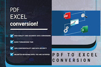 be converting PDF to excel spreadsheets