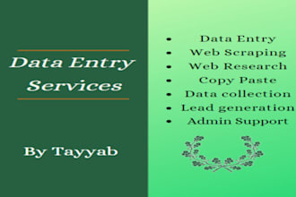 do internet research for google sheets data entry