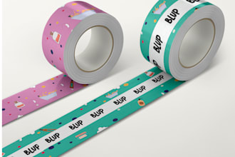 design a custom packaging duct tape, tape design