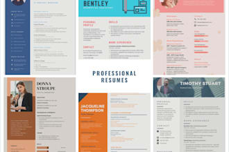 design professional and standout resumes