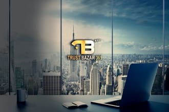 place your logo on luxurious office wall in 3d effects