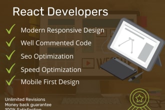 be your front end react js developer