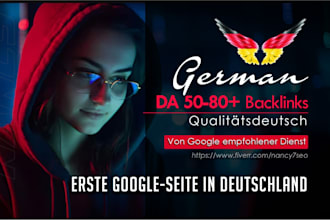 build 14 german high quality backlinks, SEO link building