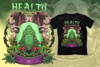 create custom tshirt design illustrations fast delivery