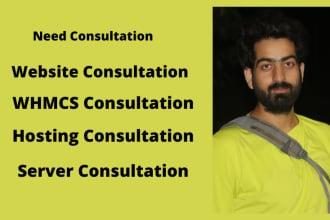 website or whmcs or hosting consultation