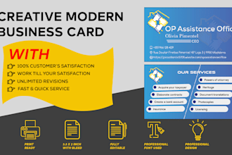 design luxury minimal print ready modern business card