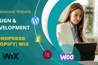 redesign your wordpress or shopify or wix web