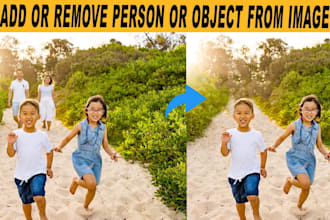do photo editing add or remove any object,person from image