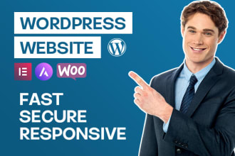 build responsive wordpress website design and web design