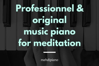 create relaxing piano music for you