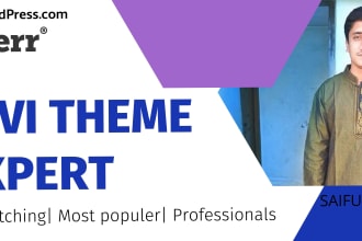 design divi wordpress website and divi theme customization