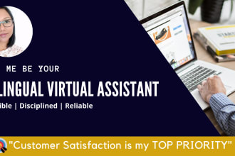 be your virtual bilingual administrative assistant