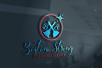 design professional cleaning logo