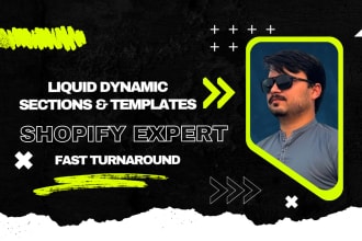 design sections,templates and customize shopify theme