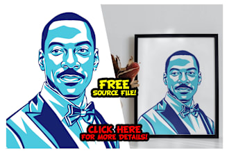 draw a unique silhouette vector from your photo