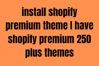 install shopify premium theme  latest version in your shopify theme