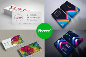 create unique business card design immediately in 12 hours