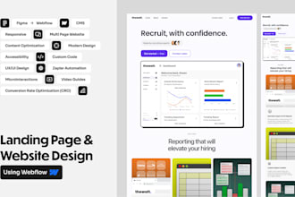 develop a modern webflow website, figma to webflow, webflow developer