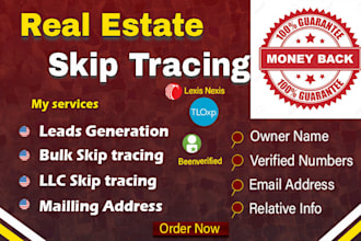 do real estate skip tracing
