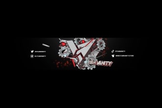 make a gaming youtube, twitter, etc banner