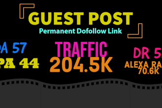 provide guest post do follow back link