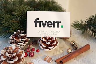 decorate your logo with christmas theme
