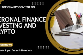 do content on personal finance, investing, crypto