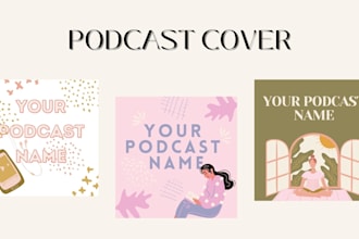 design a podcast cover