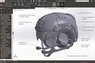 do 3d cad design, 3d product design and 3d modeling in solidworks and fusion 360