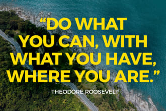 design motivational quotes for instagram and facebook