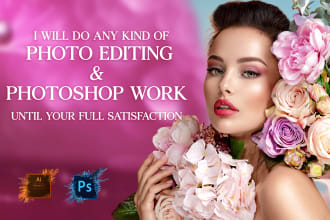 do any photo editing and photoshop retouching work