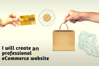 create an ecommerce website for you