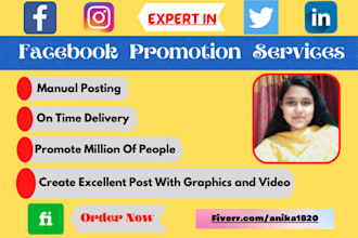 provide total facebook promotion services